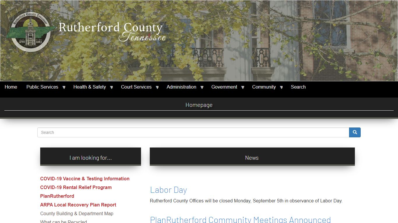 Homepage | Rutherford County TN